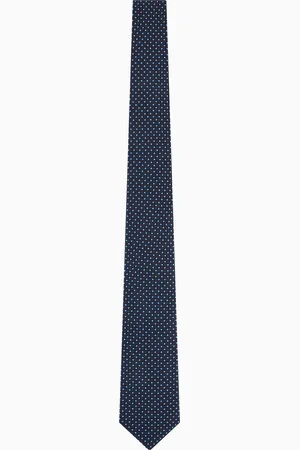 Giorgio Armani Cravate en pure soie jacquard à pois
