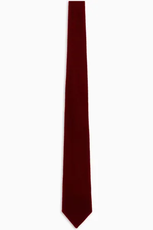 Giorgio Armani Cravate en velours de cupro
