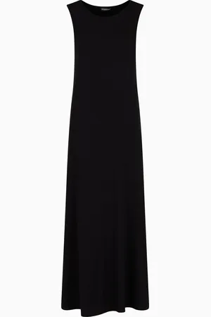 Emporio Armani Robe de plage à logo micro-clouté en viscose recyclée ASV