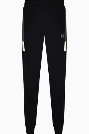 EA7 Pantalon de jogging Summer Block en mélange de coton
