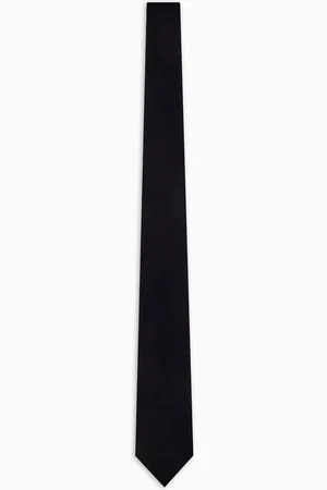 Giorgio Armani Cravate en velours de cupro