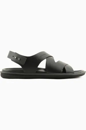 Giorgio Armani Sandales torsadées en cuir