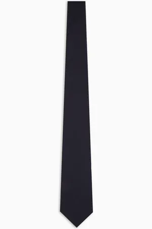 Emporio Armani Cravate en pure soie avec monogramme jacquard