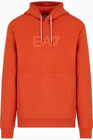 EA7 Sweat-shirt à capuche Visibility en coton