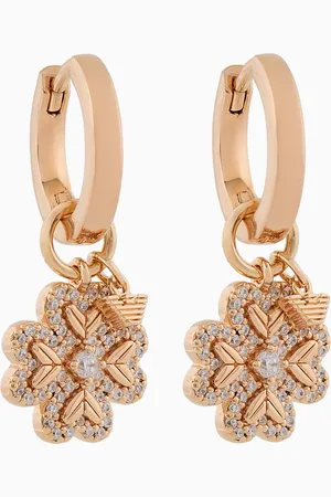 Emporio Armani Boucles d’oreilles créoles en argent sterling couleur or rose
