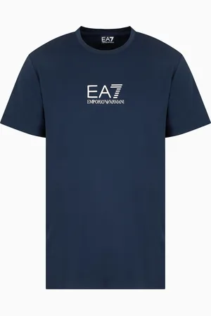 EA7 T-shirt ras-du-cou Gold Label en jersey de viscose
