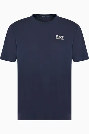 EA7 T-shirt Tennis Club ras-du-cou en mélange de viscose stretch