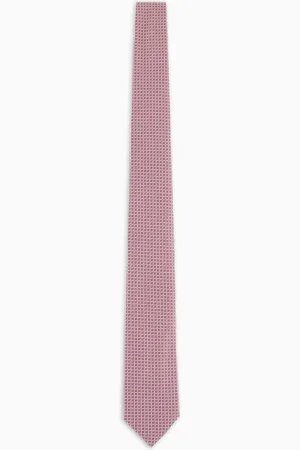 Giorgio Armani Cravate en soie jacquard