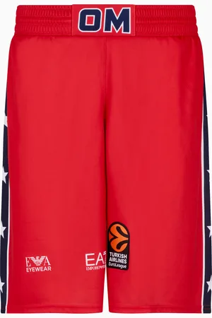 EA7 Short Olimpia Milano réplique Euroligue 24/25