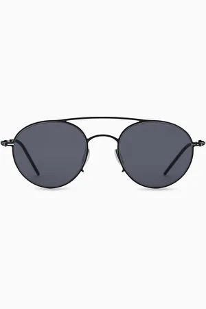Giorgio Armani Lunettes de soleil rondes homme