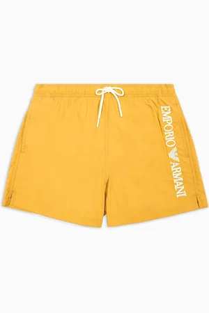 Emporio Armani Short de bain avec broderie logo verticale