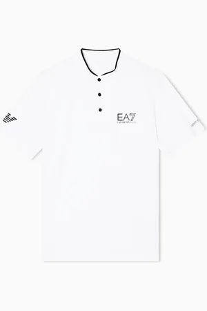 EA7 Polo tunisien Tennis Pro en tissu technique VENTUS7