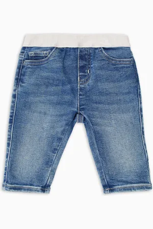 Emporio Armani Jean en denim avec bande élastique à logo