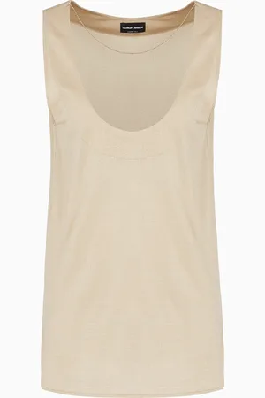 Giorgio Armani Top en jersey de viscose brillant
