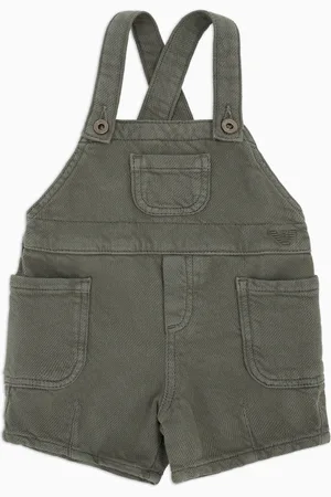 Emporio Armani Salopette avec broderie aigle