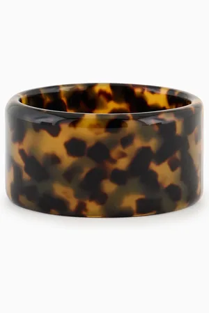 Emporio Armani Bracelet rigide en écaille de tortue