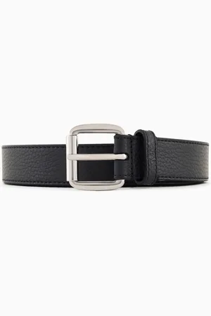 Emporio Armani Ceinture en cuir lisse