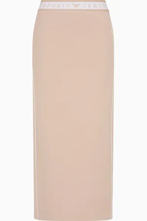 EA7 Jupe longue Dynamic Athlete en tissu technique Natural VENTUS7