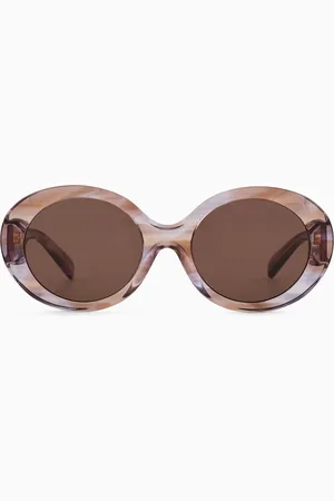 Emporio Armani Lunettes de soleil ovales femme