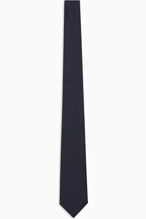Emporio Armani Cravate en pure soie avec micro motif jacquard