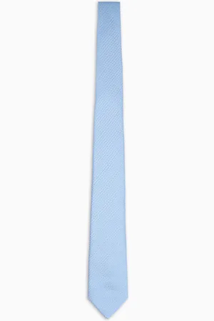Emporio Armani Cravate en pure soie micro-texturée