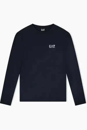 EA7 T-shirt à manches longues Core Identity en coton