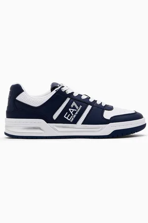 EA7 Sneakers Baseline en cuir