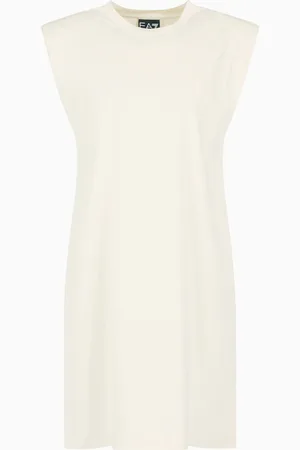 EA7 Robe courte Graphic Series en coton stretch