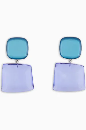 Emporio Armani Boucles d’oreilles pendantes avec pierre transparente