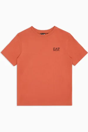 EA7 T-shirt Core Identity Boy ras-du-cou en coton