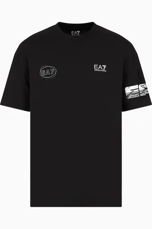 EA7 T-shirt ras-du-cou Graphic Series en jersey de coton