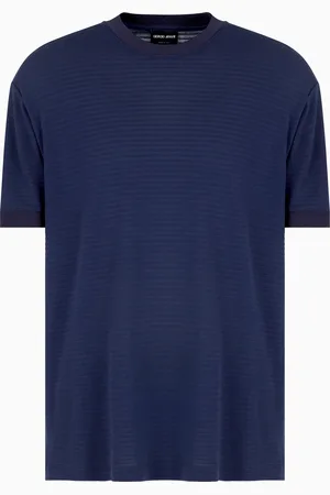 Giorgio Armani T-shirt ras-du-cou en viscose brodée