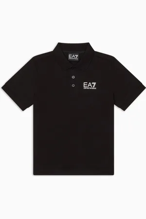 EA7 Polo en coton Core Identity Boy
