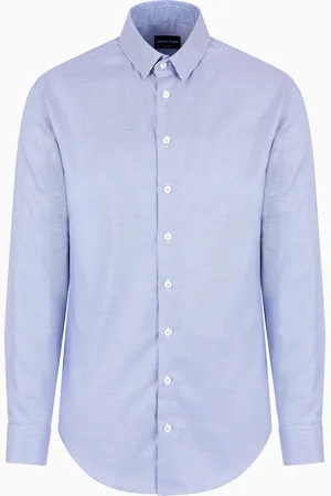 Giorgio Armani Chemise coupe classique en soie imprimée
