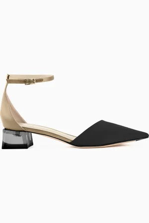 Giorgio Armani Escarpins d’Orsay en gros-grain et satin