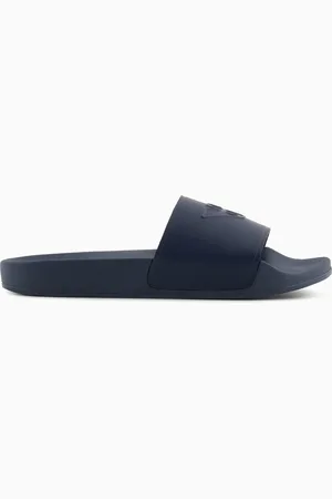 Emporio Armani Sandales avec grand logo en relief