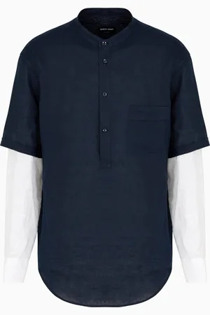 Giorgio Armani Chemise coupe ample en lin