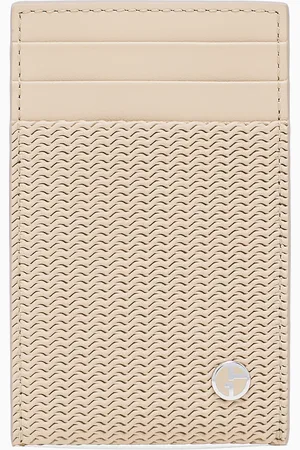 Giorgio Armani Porte-cartes en cuir imprimé