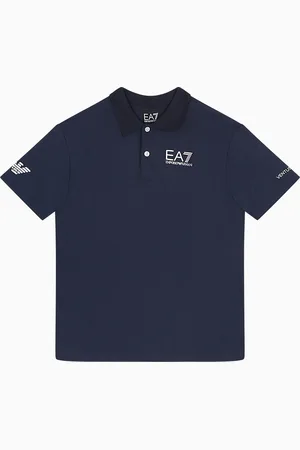 EA7 Polo Tennis Pro en tissu technique VENTUS7 Garçon