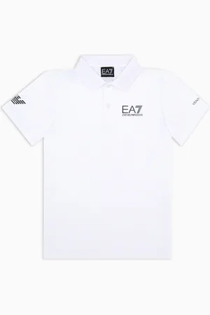 EA7 Polo Tennis Pro en tissu technique VENTUS7 Garçon