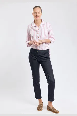 Armor.lux Jean 7/8 coupe slim - coton