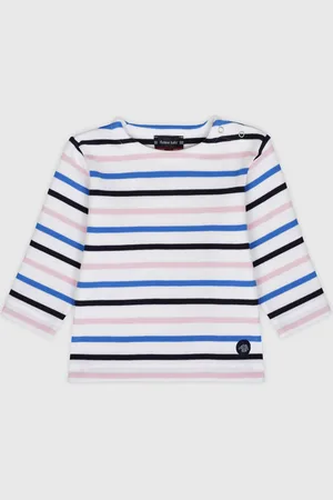 Armor.lux Marinière tricolore Baby - coton épais