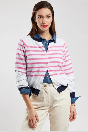 Armor.lux Cardigan rayé - coton