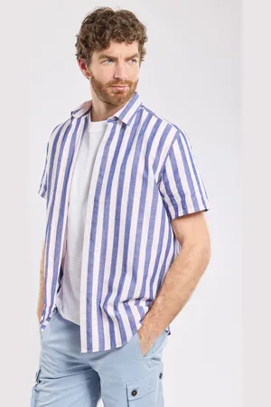 Bermudes Chemise manches courtes rayée ERNOUCO