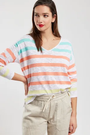 Armor.lux Marinière coupe oversized - coton flammé