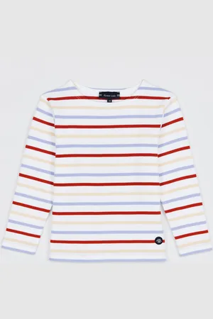 Armor.lux Marinière tricolore Kids - coton épais
