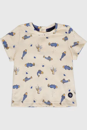 Armor.lux T-shirt sérigraphié vie sous marine Baby - coton