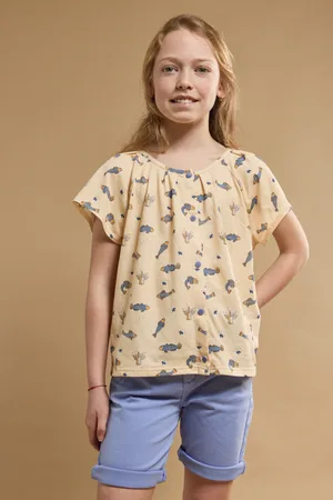 Armor.lux Top imprimé vie marine Kids - coton