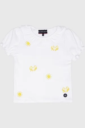 Armor.lux T-shirt col froncé - coton