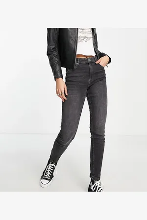 Jean noir cheap taille haute bershka